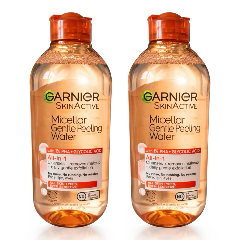 Garnier - Micellar Gentle Peeling Water (13.5 fl oz) - 2 Pack